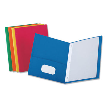 Universal® Two-pocket Portfolios With Tang Fasteners, 0.5" Capacity, 11 X 8.5, Green, 25-box freeshipping - TVN Wholesale